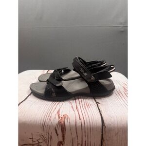 Teva Tirra Womens Black Grey Hiking Water Sandals 1003955 Size 7‎